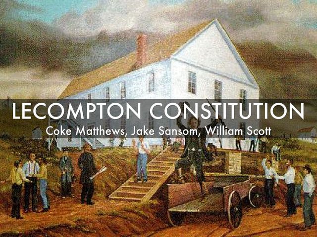 The Drafting of the Lecompton Constitution