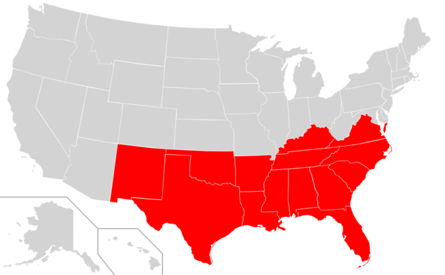 Reconstruction; Growing of the south