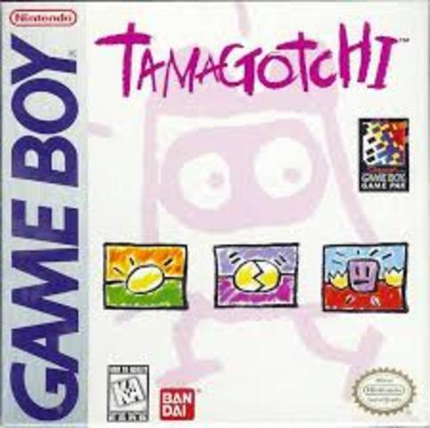 Tamagotchi game on Gameboy
