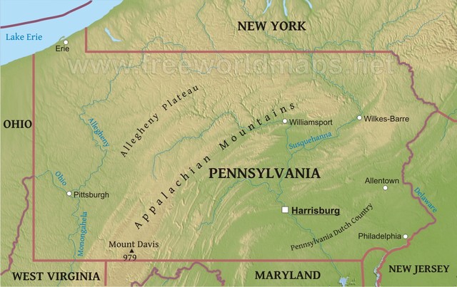 Reconized by Pennsylvania