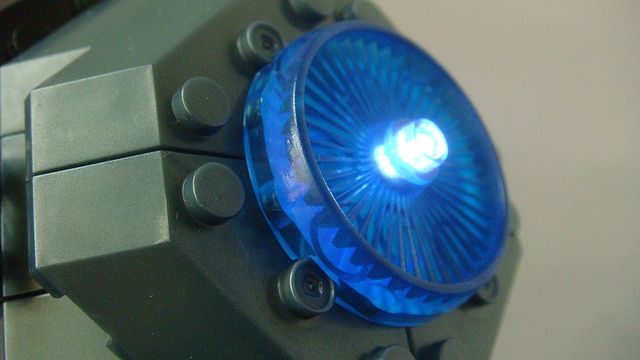 Brick with light inside