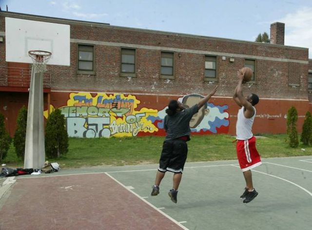 Senior high basketball