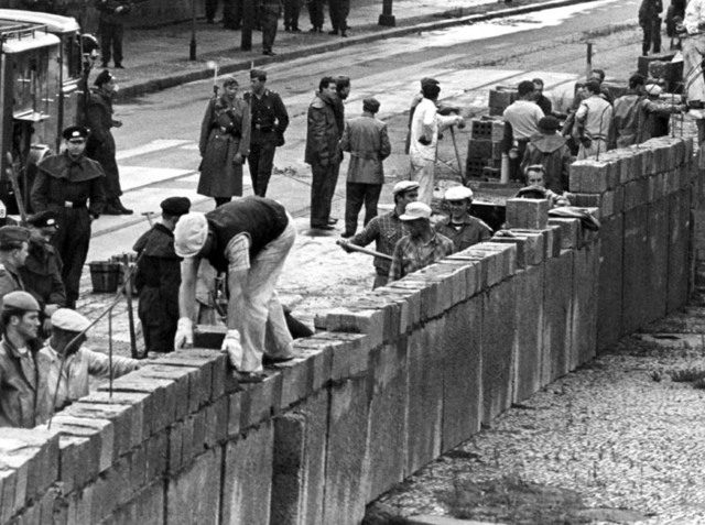 Start of the Berlin Wall