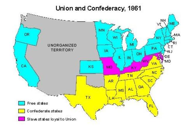 Civil War: Secession of South Carolina.