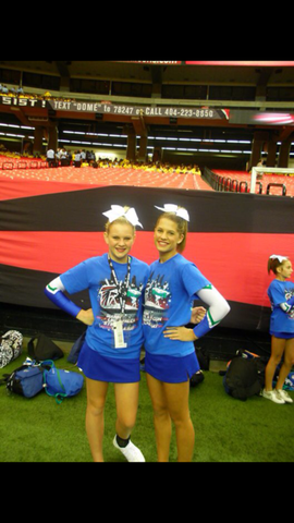 Cheering at the Georgia Dome