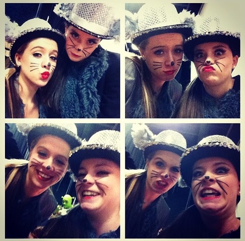 Performing in Eowah High School's SHREK the musical!