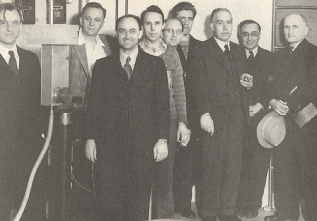 Niels Bohr annouces the discovery of fission