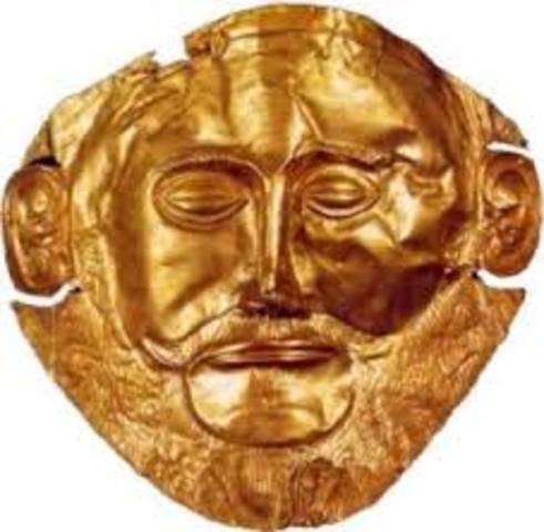 Minoan society had declined. That declined allowed the Mycenaeans to take over Crete and become the major traders in the eastern Mediterranean. 1400 BC