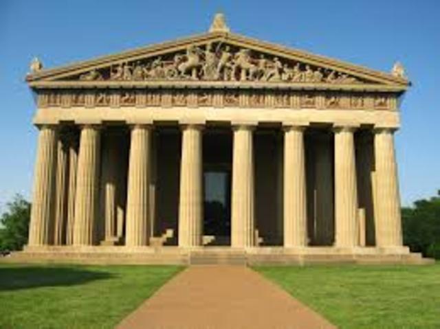 The Parthenon in Athens was finished. 432 BC