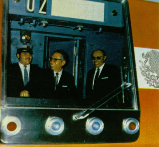 Inauguración de la Linea 1 del Metro