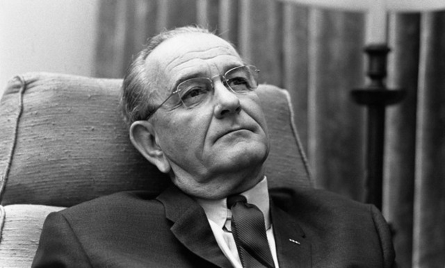 Lyndon Johnson re-elected President