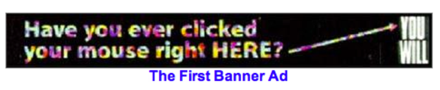 El primer banner de publicidad online
