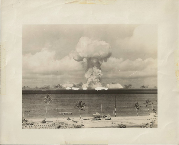 U.S detonates first hydrogen bomb