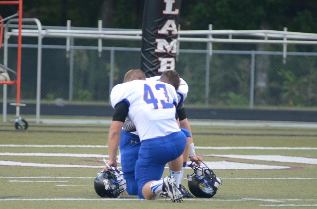 First Football game of Senior Year