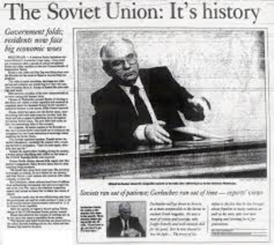 Dissolving of the Soviet Union