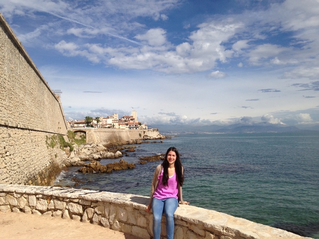 fui a la Costa Azul, Francia.