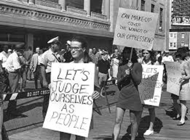 Protest of Miss America Pageant