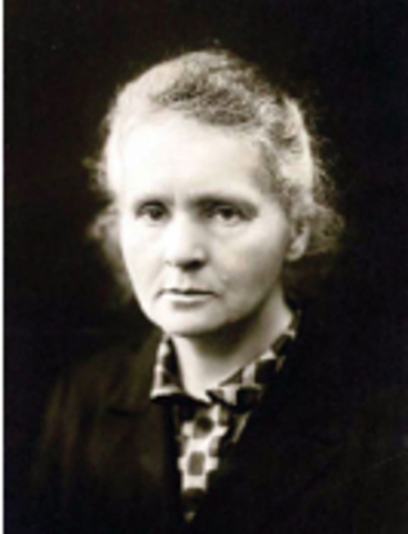 Marie Curie information, photo and bibliography