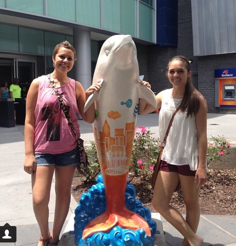 My best friend visits!