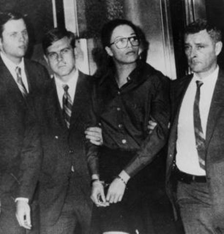 Angela Davis gets Arrested