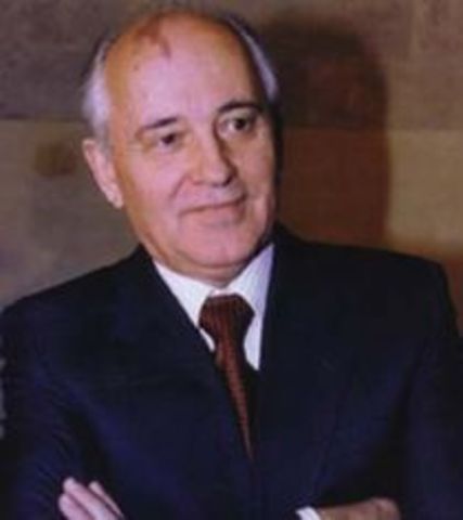 Mikhail Gorbachev comes to power