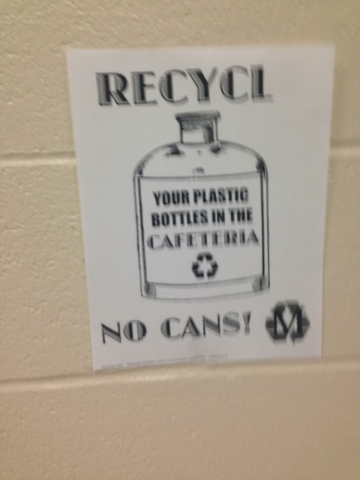 Hang posters around MHS