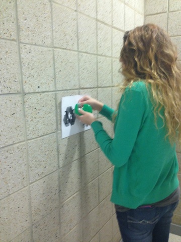 Hang posters around Parkview, EMIS and South