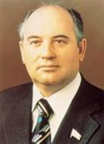 Mikhail Gorbachev comes to power