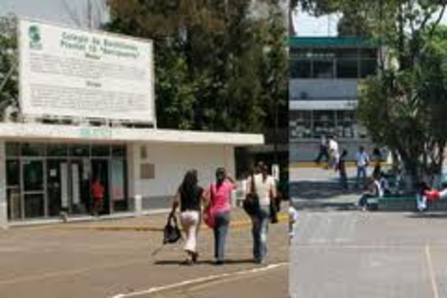 I began my studies at the Colegio de Bachilleres Plantel 10.