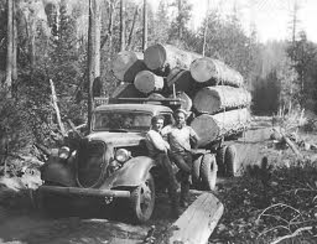 Logging truck