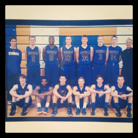 Junior year basketball team