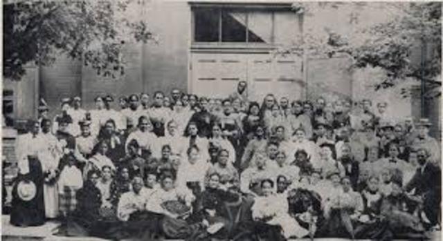 National Association of colored women founded
