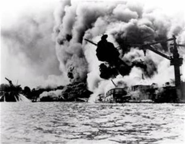 Japan launch a sneak attaack on Pearl Harbor