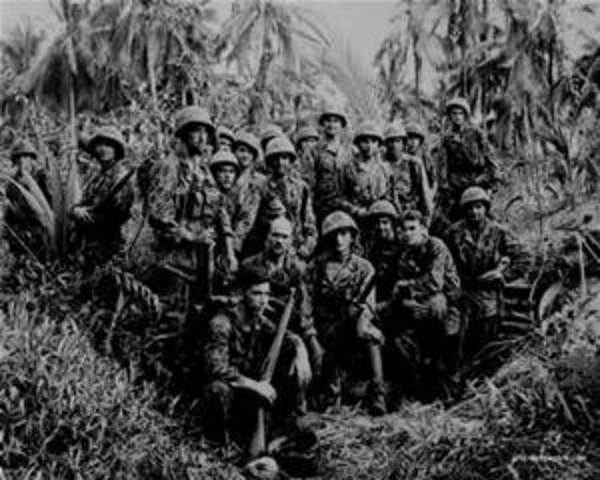 Germany and Italy declare war on the U.S. Then the U.S. declares war on Germany and Italy