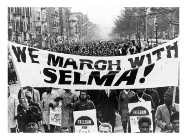We march with Selma