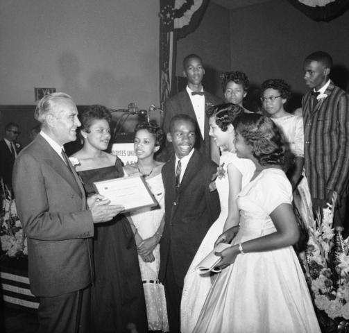 The "Little Rock Nine"