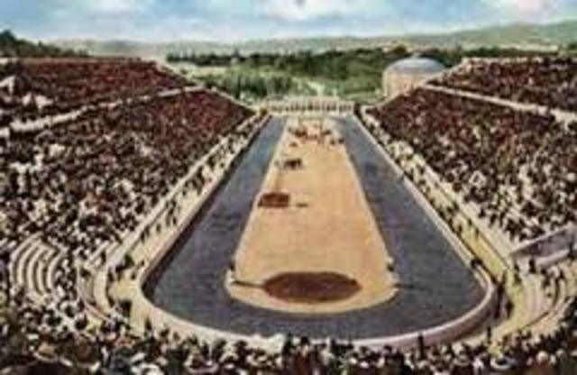 Australia competes at the first modern Olympics in Athens