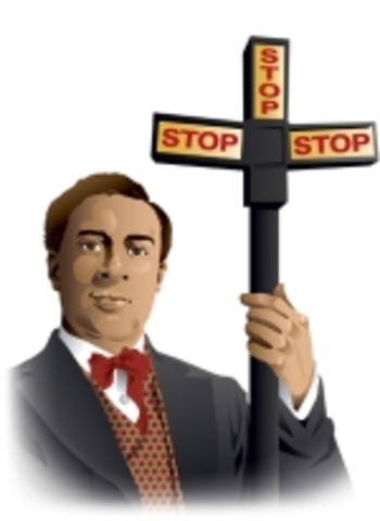 He received a patent for his traffic signal.