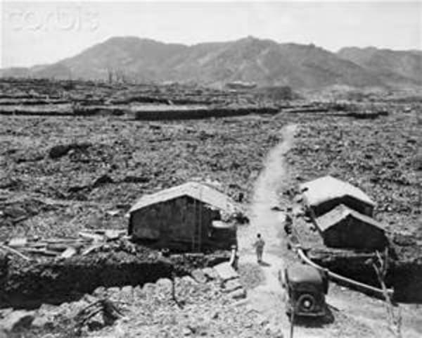 Atmoic Bomb Dropped on Nagasaki