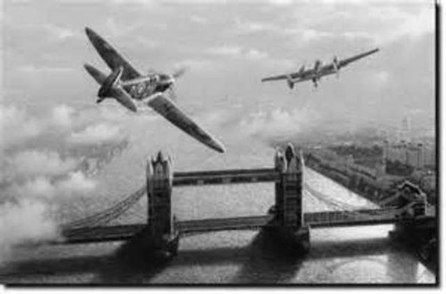 First German air raids on London