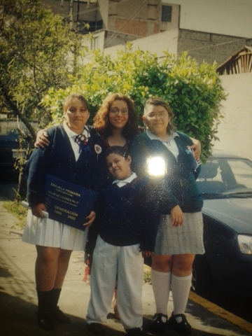 I went to the garden of children "balas"