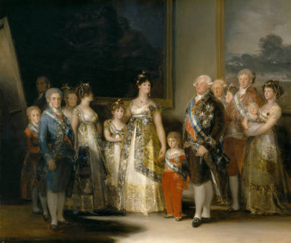 "Familia de Carlos IV"