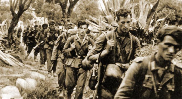 The Soviets launch their final offensive, encircling Berlin