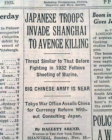 japan invades china.