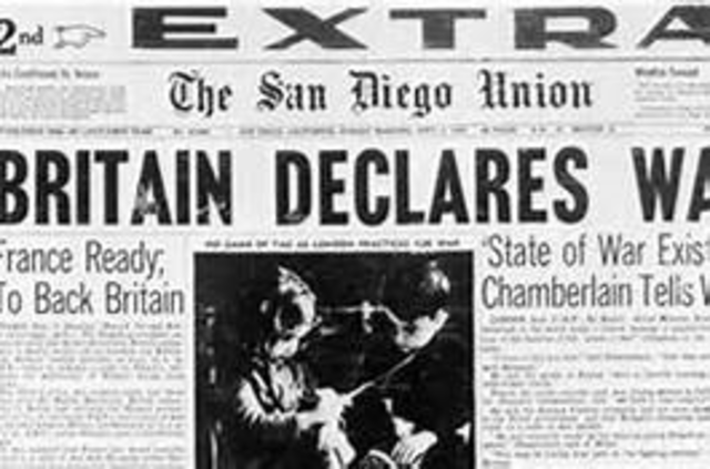 frnace and great britan fight germnay