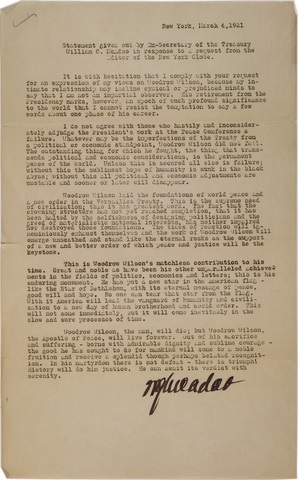 Treaty of Versailles