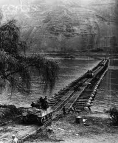 The US Third Army under General Patton crosses the Rhine River.