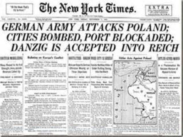 Germany invades Poland
