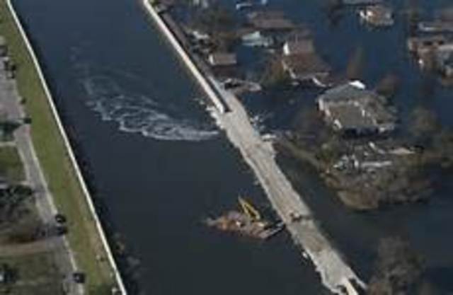 17th canal levee's breach was closed