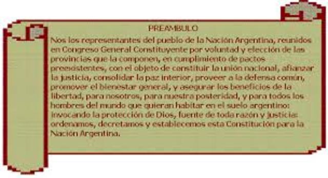 La sancion de la constitucion